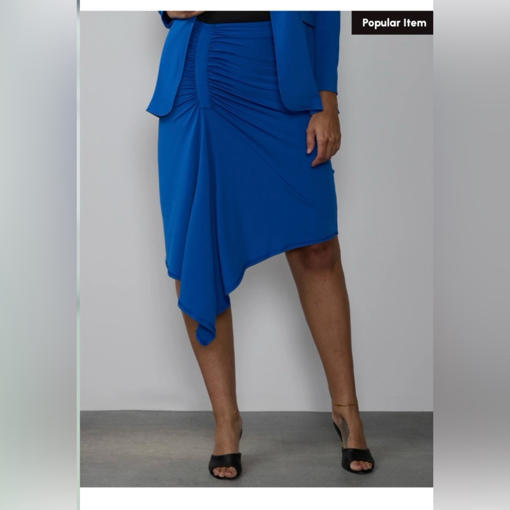New York & Company Asymmetrical Matte Jersey Skirt